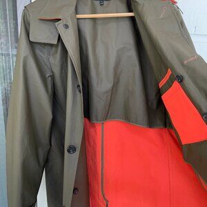 Jack Spade Rubberized Cotton Rain Jacket Size L